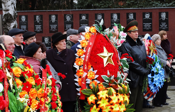 В Усть-Лабинске отметили 77-ю годовщину освобождения от немецко-фашистской оккупации