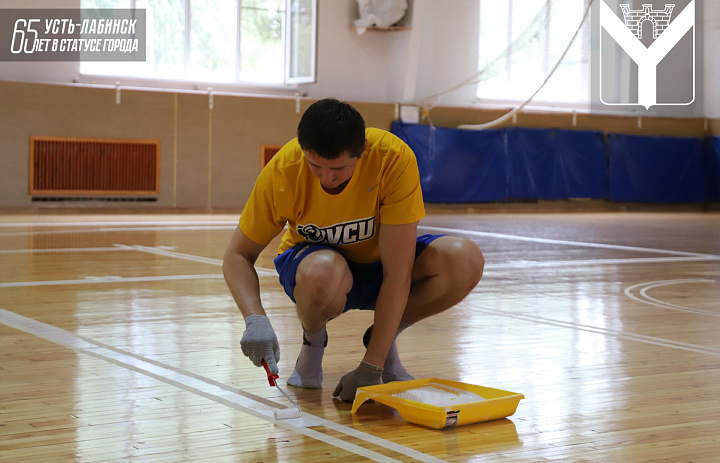 В спортивном комплексе «Олимп» 