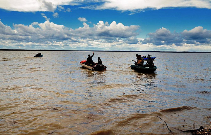 Обследовали Тщикское водохранилище