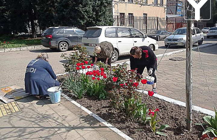 Субботник в кинотеатре Знамя