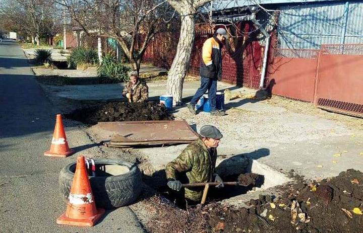 Ведутся работы по благоустройству города