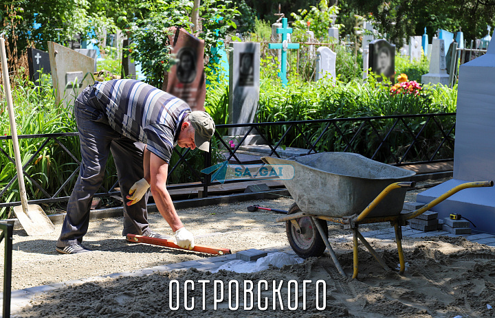 Реконструкция воинских захоронений на территории города